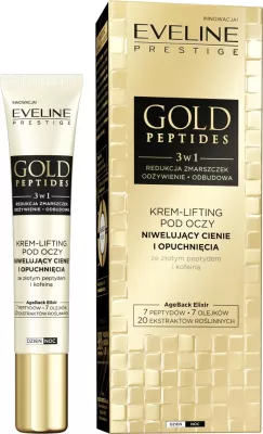 Krem për konturin e syve për femra Eveline Cosmetics Gold Peptides Eye Contour Lifting Cream, 20ml
