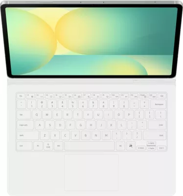 Mbështjellës tastierë Samsung EF-DX625, QWERTZ, Gjermanisht, Trackpad, Galaxy Tab S10 FE+, Bardhë