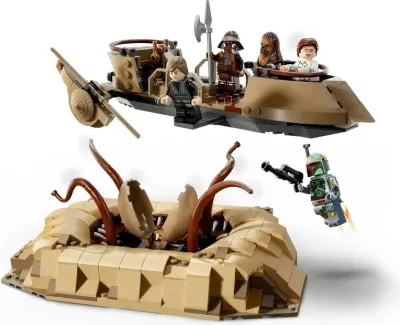 Set LEGO Star Wars 75396 Desert Skiff & Sarlacc Pit