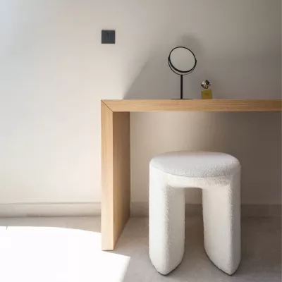 Stool Gate, bezhë, 45x45x46.5cm