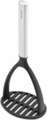 Shtypëse patatesh Brabantia Profile 250507, nylon non-stick, rezistente 220°C, e zezë/inoks