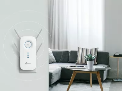 Transmetues rrjeti TP-Link RE650, 1733 Mbit/s, i bardhë
