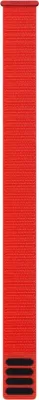 Rrip për smartwatch Garmin UltraFit Nylon Strap, 26 mm, Flame Red