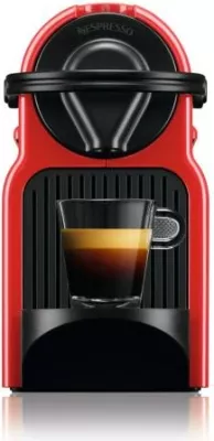 Aparat kafeje me kapsula, Krups, Nespresso Inissia XN1005, 19 bar, depo uji 0.7 L, e kuqe