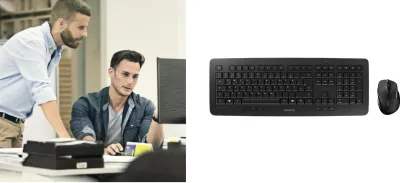 Kasë tastierë me maus Cherry DW 5100, wireless, US layout, e zezë