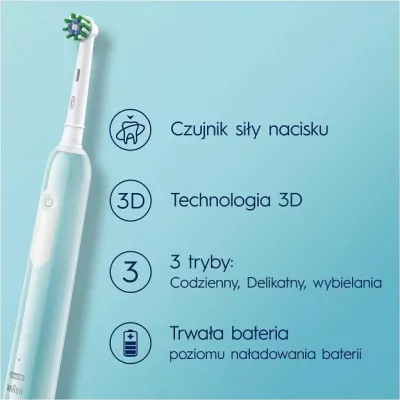 Furçë dhëmbësh elektrike Braun Oral-B PRO1, Blu