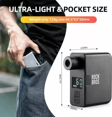 Pompë elektrike mini Rockbros, unisex