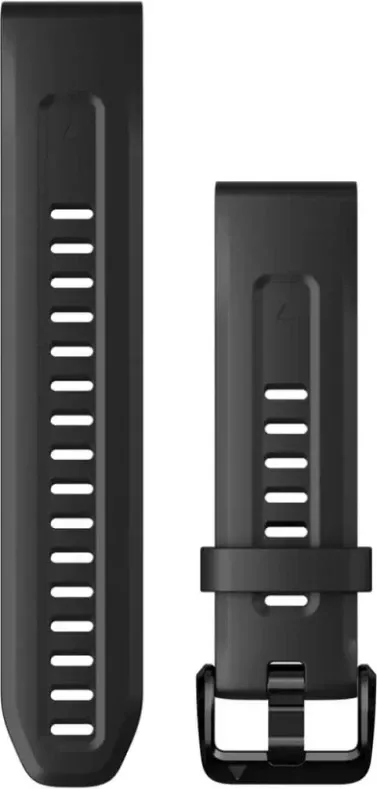 Rrip për smartwatch Garmin QuickFit® 20 Bands, Silicone, Black