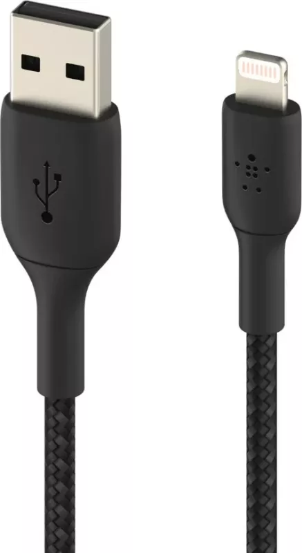 Kabllo Belkin CAA002BT1MBK, 1 m, Lightning, USB A, Ngjyrë e zezë