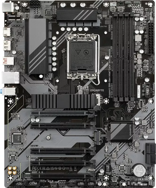 Pllakë amë Gigabyte B760 DS3H, mbështet Intel Core CPUs të gjeneratës 14