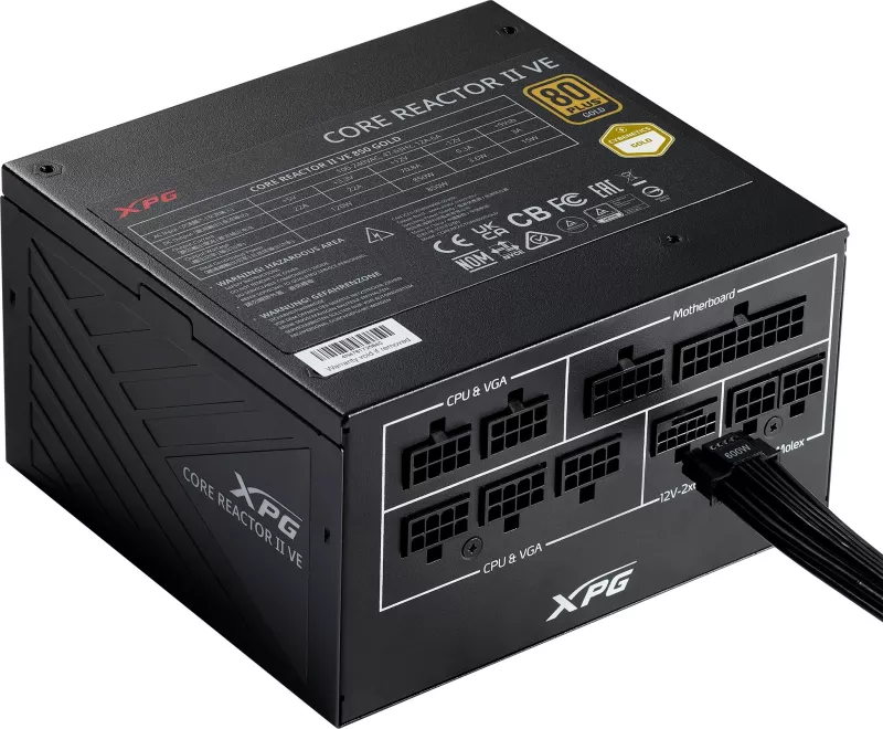 Furnizues energjie XPG CORE REACTOR II VE 750W, 80 PLUS Gold, modular, i zi