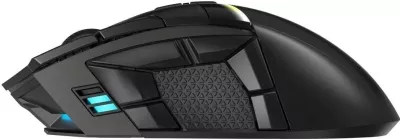 Maus Corsair Darkstar, RGB, pa kabllo, i zi