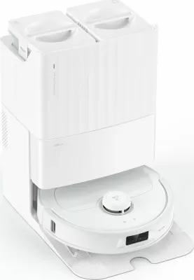 Robot fshesë me korrent Roborock QRevo MaxV 7000Pa me dok zbrazës/larës + mop, Wi‑Fi, 180 min, e bardhë