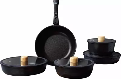 Set tenxheresh (14 copë), Hermia Concept, Hona XL, e zezë