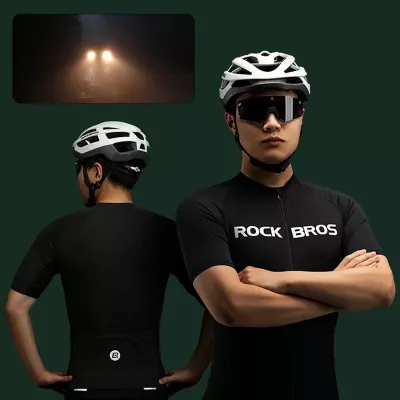Bluzë çiklizmi Rockbros 15120002005, mëngë të shkurta, XXL, e zezë