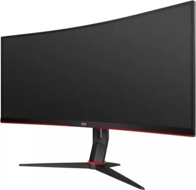 Monitor AOC CU34G2X / BK, 34", 144Hz, i zi/i kuq