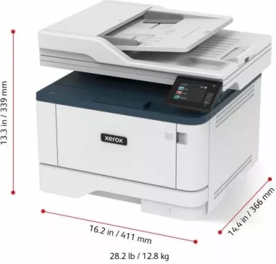 Printer multifunksional laser Xerox B315 DNI, A4, bardh e zi, 40 faqe/min, USB/LAN/WiFi, duplex, bardhë/kalter