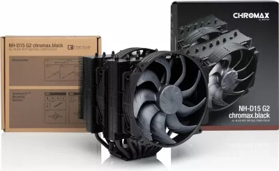 Ftohës CPU Noctua NH-D15 G2 chromax.black 2x140mm, i zi