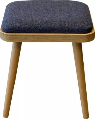 Set dy karrige të ulëta Skye Decor, Vina Mini 1048, ngjyrë lis, blu e errët (2 copë)