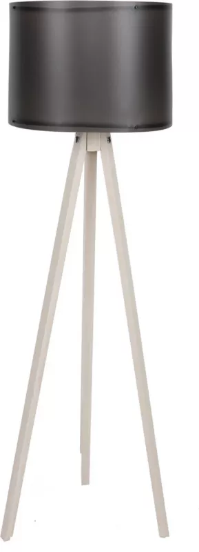Llambë dyshemeje në ngjyrë krem dhe të zezë, FH7272.17, Φ38x145 cm