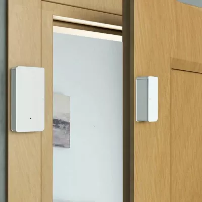 Sensor dere dhe dritareje SONOFF DW2 RF 433MHz, i bardhë