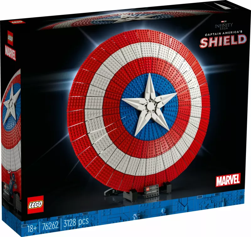 Set ndërtimi LEGO Marvel Super Heroes Captain America's Shield, 3128 pjesë, Multikolor