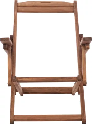 Karrige lounge Limnos me krah, ngjyrë arre, FH5799.01, 62.5x97x105 cm