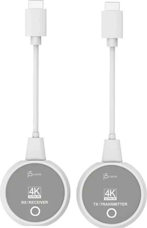 Extender pa tela për ekran 4K, J5create JVAW75, HDMI, i bardhë