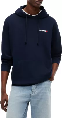Duks me kapuç për meshkuj Tommy Hilfiger Jeans DM0DM23393, blu e errët