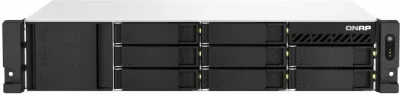 NAS server QNAP TS-873AeU-4G, 8-bay, 4GB RAM, 2x2.5GbE, 2U rack short-depth, i zi