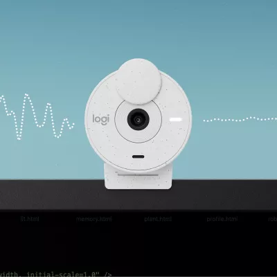 Kamerë Logitech BRIO 300, 1920x1080, Bardhë