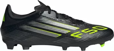 Atlete futbolli për meshkuj adidas F50, të zeza-verdhë [Madhësia: 43 1/3]