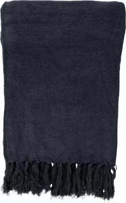 Mbulesë dekorative RASUL, material tekstili, gri, 130x170cm