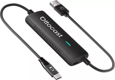 Adapter wireless për makinë Ottocast CA450 me MirrorCast, i zi
