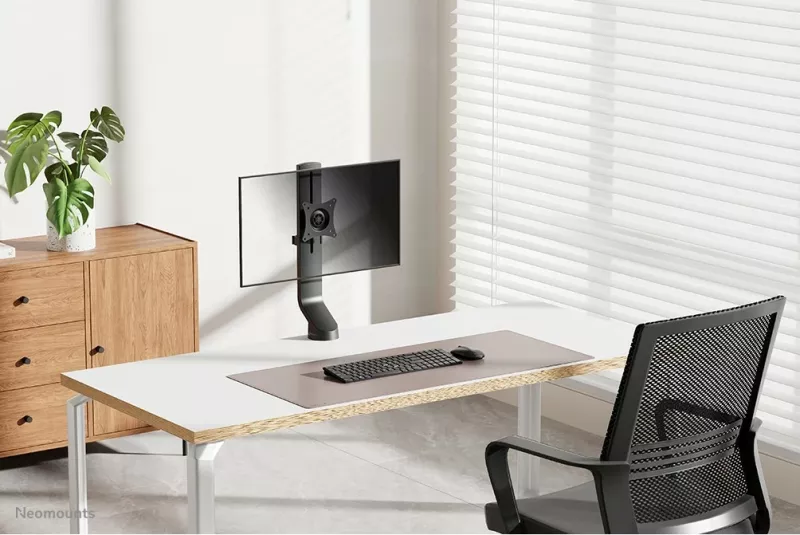 Krah monitori Neomounts FPMA-D860BLACK, për tavolinë, 10-32 inç, 8 kg, i zi