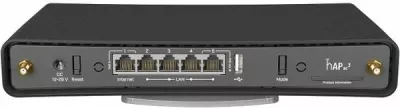 Router Mikrotik hAP ac³ RBD53iG-5HacD2HnD, AC1200 Dual-Band, 5x Gigabit, PoE, USB, i zi