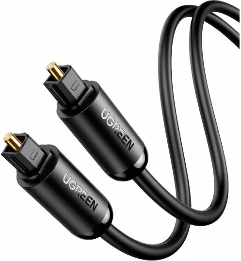 Kabllo optike Toslink UGREEN 70891 1.5 m, e zezë, polybag