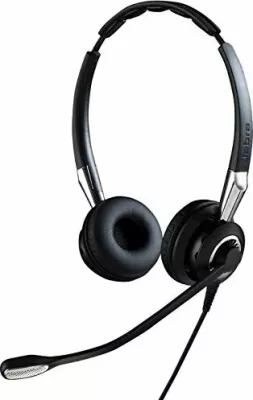 Kufje Jabra BIZ 2400 II Duo, Wired, Office/Call center, 77 g, Black, Silver