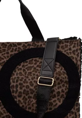 Çantë shopper për femra Liu Jo BAG 2F6037 T6089, me print animal