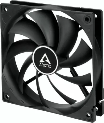 Ventilator PC Arctic F12 ACFAN00201A 120mm 3-pin 1350rpm, bardh e zi, 1 copë