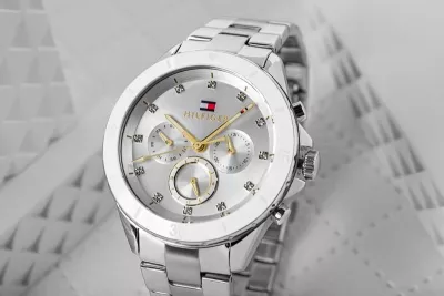 Orë dore për femra Tommy Hilfiger, argjend