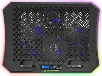 Ftohës për laptop Esperanza, EGC109, 2100 RPM, i zi