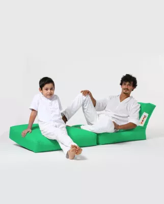 Jastëk kopshti për relaks, ngjyrë e gjelbër, Atelier del Sofa, Siesta Sofa Bed Pouf