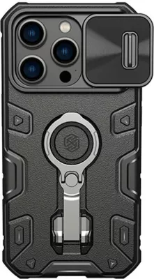 Mbështjellës Nillkin CamShield Armor Pro për iPhone 14 Pro, zi