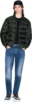 Jakne për meshkuj Armani Exchange XM001580 AF16628, e gjelbër e errët [Madhësia: XL]