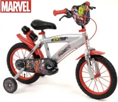 Biçikletë fëmijësh HUFFY Disney Cars 24484W, 14", alumin, argjendtë, me 4 rrota