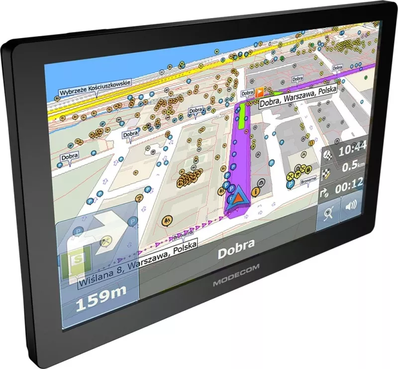 Navigacion për vetura MODECOM FreeWAY CX 9.4, Harta të Evropës, E zezë