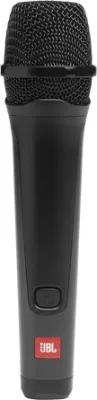 Mikrofon me kabllo JBL PBM100, 3 m, 6.35 mm + adapter 3.5 mm, kardioid, i zi