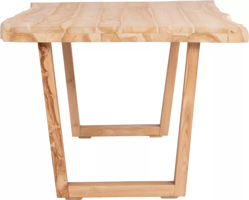 Tavolinë për ngrënie LEOPOLD FH9933.02 dru TEAK i fortë-ngjyrë natyrale e lehtë 200,5x107x76Hcm.