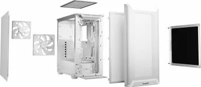 Kasë Be Quiet! PURE BASE 501 Airflow, Midi Tower, ATX, e bardhë